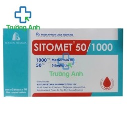Sitomet 50/1000 Dược phẩm Boston
