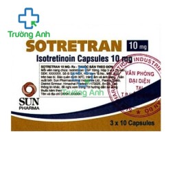 Sotretran 10mg Sun Pharma - Thuốc điều trị mụn trứng cá bọc