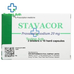Stavacor 10mg - Thuốc điều trị tăng cholesterol hiệu quả của Herabiopharm