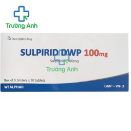 Sulpirid DWP 100mg Wealphar - Thuốc điều trị tâm thần phân liệt