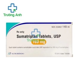Sumatriptan Tablets 100mg Aurobindo - Thuốc điều trị đau nửa đầu hiệu quả