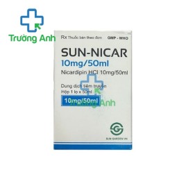 Sun-Nicar 10mg/50ml - Thuốc điều trị tăng huyết áp  hiệu quả