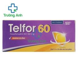 Telfor 60 DHG - Thuốc điều trị viêm mũi dị ứng hiệu quả