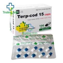 Terp-cod 15 caps - Thuốc trị ho hiệu quả của Vacopharm