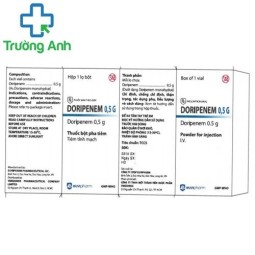 Doripenem 0,5 G MD Pharco - Thuốc điều trị nhiễm khuẩn hiệu quả