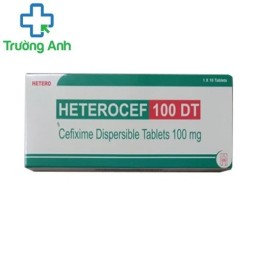 Heterocef 100 DT - Thuốc điều trị nhiễm khuẩn hiệu quả của Ấn Độ