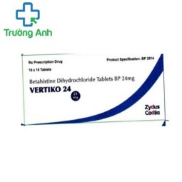 Vertiko 24 - thuốc điều trị các triệu chứng chóng mặt của India