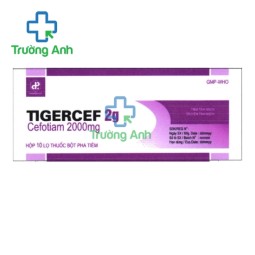 TIGERCEF 2g - Thuốc điều trị nhiễm khuẩn hiệu quả của Pharbaco 