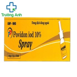 TP Povidon iod 10% Spray - Giúp sát trùng, sát khuẩn hiệu quả