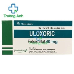 Uloxoric 40 - Thuốc điều trị tăng acid uric máu hiệu quả của Hera