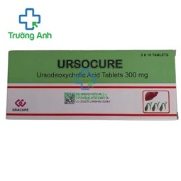 Ursocure 300mg - Thuốc điều trị xơ gan mật, sỏi túi mật hiệu quả của Ấn Độ