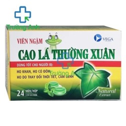 Viên ngậm Cao lá thường xuân Vega - Giúp hỗ trợ giảm viêm đường hô hấp hiệu quả
