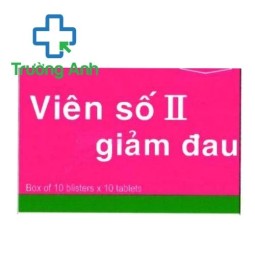 Viên số II giảm đau - Thuốc giảm đau hạ sốt hiệu quả
