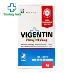 Vigentin 250mg/31,25mg - Thuốc điều trị nhiễm khuẩn hiệu quả của Pharbaco