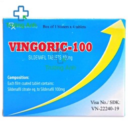 Vingoric 100 - Thuốc điều trị rối loạn cương dương hiệu quả của Ấn Độ