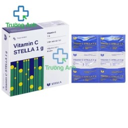 Vitamin C Stella 1g (vỉ) - Thuốc điều trị bệnh scorbut hiệu quả của Stellapharm