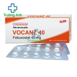 Vocanz 40 - Thuốc điều trị tăng acid uric máu hiệu quả