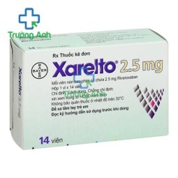 Xarelto 2,5mg - Thuốc phòng ngừa thuyên tắc huyết khối tĩnh mạch hiệu quả của Bayer
