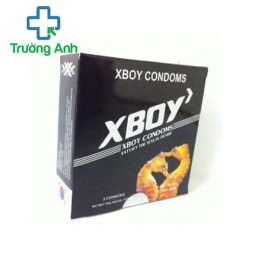 XBOY CONDOMS - Bao cao su cá ngựa (hộp 3 chiếc) của Mỹ 
