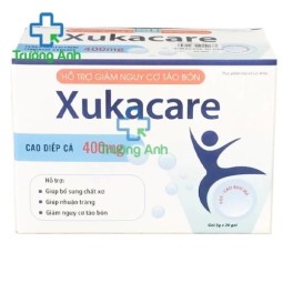 Xukacare - Hỗ trợ giảm nguy cơ táo bón hiệu quả