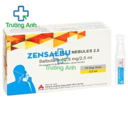 Zensalbu nebules 2.5 - Thuốc điều trị co thắt và hen phế quản hiệu quả của CPC1HN
