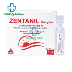 Zentanil 500mg/5ml - Ðiều trị chứng chóng mặt hiệu quả