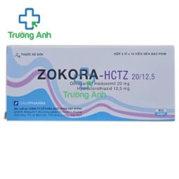 Zokora-HCTZ 20/12,5 - Thuốc điều trị tăng huyết áp hiệu quả của Davipharm