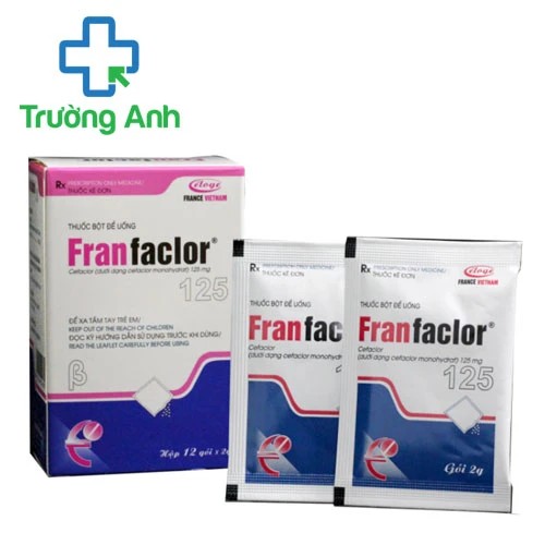 Franfaclor 125mg - Thuốc điều trị nhiễm khuẩn của Éloge