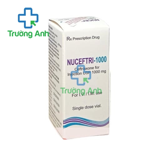 Nuceftri-1000 - Thuốc điều trị nhiễm khuẩn hiệu quả của Ấn Độ