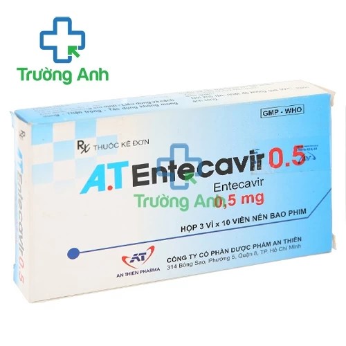 A.T Entecavir 0,5mg - Thuốc điều trị viêm gan B hiệu quả