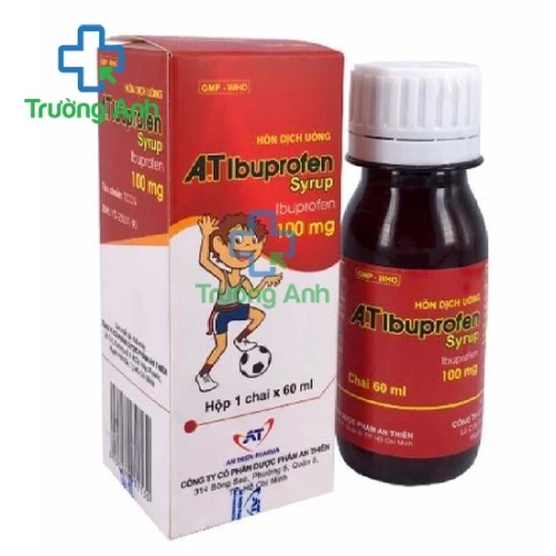 A.T Ibuprofen Syrup (chai 100ml) - Thuốc giảm đau hạ sốt hiệu quả