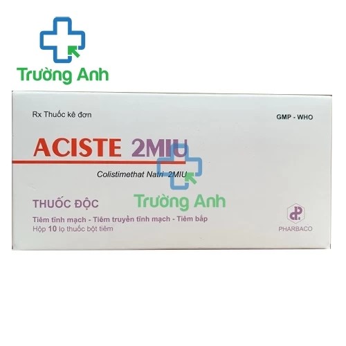Aciste 2MIU - Thuốc điều trị nhiễm khuẩn nặng của Pharbaco