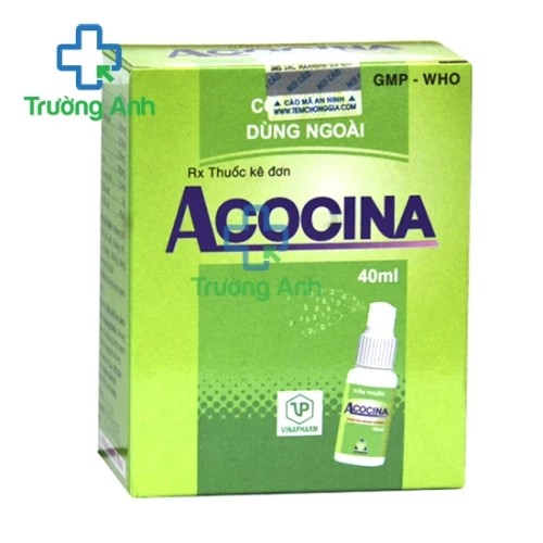 Acocina 40ml Ypharco - Cồn xoa bóp giảm đau tiêu sưng hiệu quả