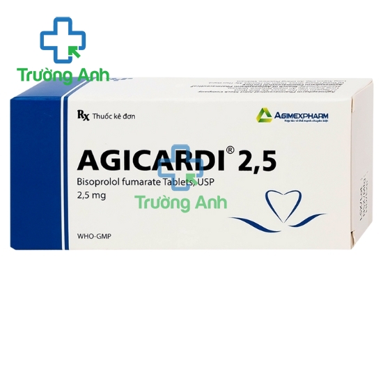 Agicardi 2,5 Agimexpharm - Thuốc điều trị tăng huyết áp hiệu quả
