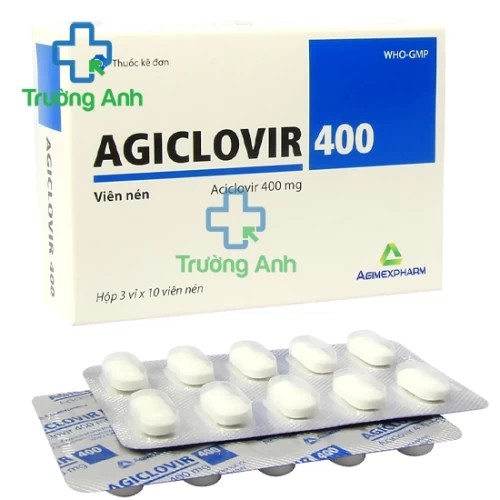 AGICLOVIR 400 - Thuốc điều trị nhiễm khuẩn của Agimexpharm