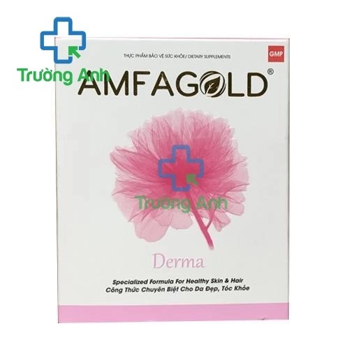 Amfagold Derma Ampharco - Viên uống hỗ trợ da đẹp, tóc khỏe