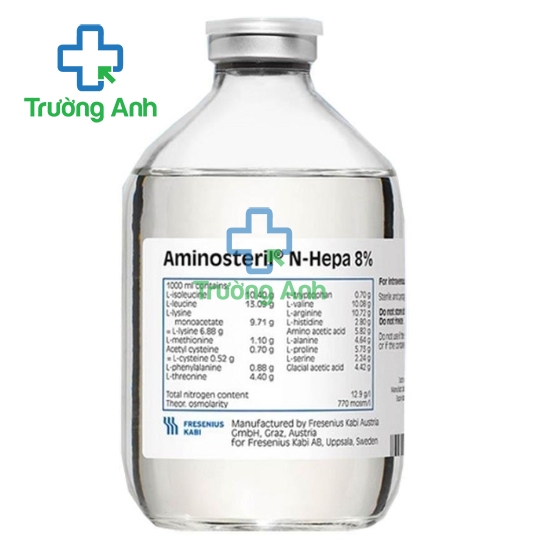 Aminosteril N Hepa 8% 500ml - Dung dịch truyền cung cấp chất đạm hiệu quả 