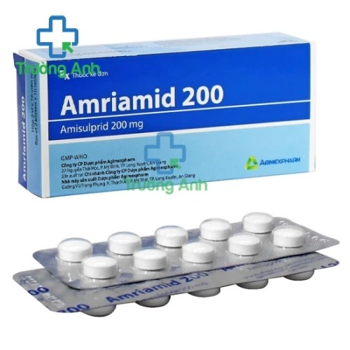 Amriamid 200 - Thuốc điều trị bệnh tâm thần phân liệt của Agimexpharm