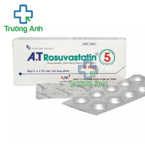A.T Rosuvastatin 5 - Thuốc giúp giảm mỡ máu hiệu quả