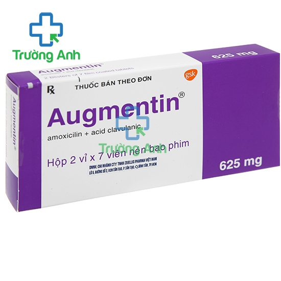 Augmentin 625mg - Thuốc điều trị nhiễm khuẩn hiệu quả của Anh