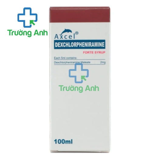 Axcel Dexchlorpheniramine Forte Syrup - Thuốc điều trị dị ứng hiệu quả của Malaysia