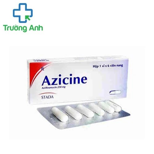 Azicine Tab.250mg - Thuốc điều trị nhiễm trùng hiệu quả của Stada