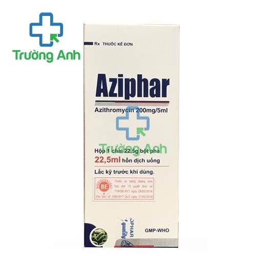 Aziphar chai 15g - Thuốc kháng sinh điều trị nhiễm khuẩn của Mekophar