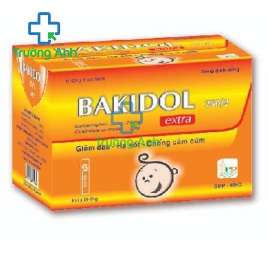 Bakidol Extra 250/2 Phương Đông - Điều trị sốt nóng, sổ mũi