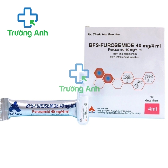 BFS-Furosemide 40mg/4ml - Thuốc điều trị phù hiệu quả của CPC1 Hà Nội