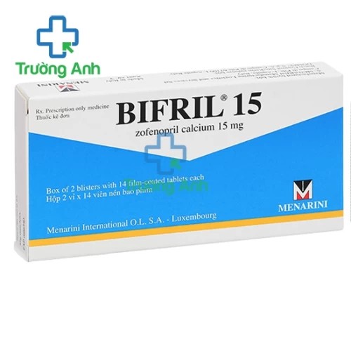 Bifril 15 - Thuốc điều trị tăng huyết áp hiệu quả của Italy