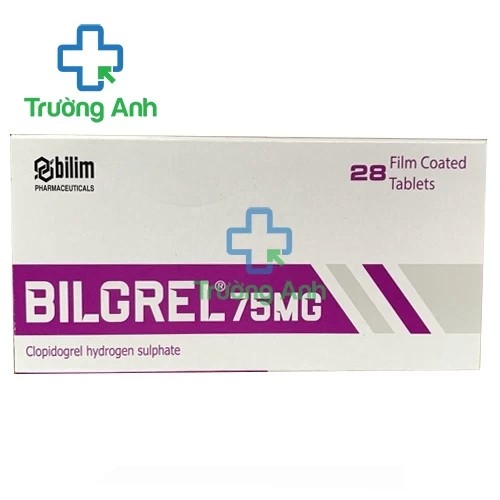 Bilgrel 75mg Bilim - Thuốc điều trị dự phòng nghẽn mạch huyết khối hiệu quả