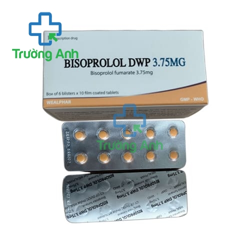 Bisoprolol DWP 3.75mg - Thuốc điều trị tăng huyết áp hiệu quả