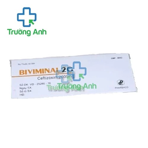 Biviminal 2g Pharbaco - Thuốc điều trị nhiễm khuẩn hiệu quả