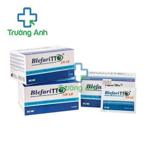 BlefariTTO swab - Bông vệ sinh chăm sóc mắt hiệu quả